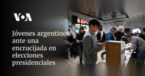 Jóvenes argentinos ante una encrucijada en elecciones presidenciales