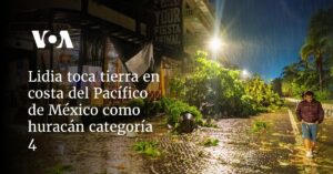 Lidia toca tierra en costa del Pacífico de México como huracán categoría 4