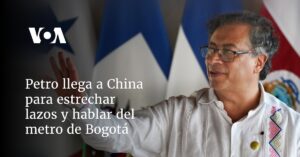 Petro llega a China para estrechar lazos y hablar del metro de Bogotá