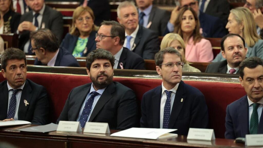 El ya está bien de López Miras en el Senado: Siempre somos los que pagamos la fiesta
