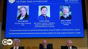 Tres científicos ganan el Premio Nobel de Física – DW – 03/10/2023