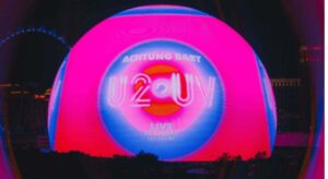 U2 estrena la super esfera de Las Vegas y las imágenes son increíbles