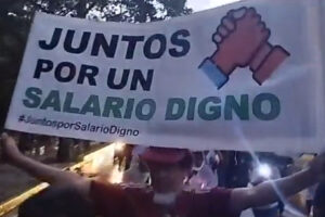 Ucvistas protestaron en reclamo a mejores salarios