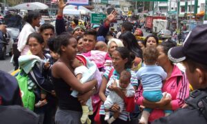 Migrantes en Ipiales
