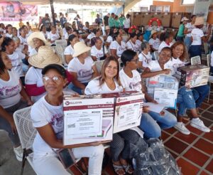 109 mujeres fueron beneficiadas gracias al Programa Nacional "Tejiendo Redes"