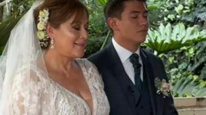 Alina Lozano y Jim Velásquez se casaron a las afueras de Bogotá: fotos de boda