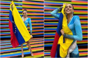 Así partió Diana Silva a El Salvador este #03Nov para representar a Venezuela en el Miss Universo (+Imágenes)