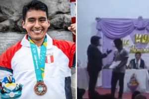 Atleta peruano que ganó bronce en Panamericanos rechazó condecoración de alcalde (+Video)