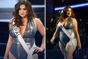 Concursante de Nepal fue aplaudida y reconocida en su paso por el Miss Universo por romper esquemas sobre su peso y talla (+Video)