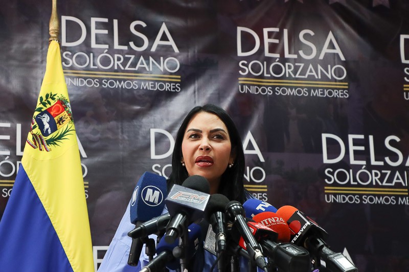 Delsa Solórzano denuncia detención de activista de Encuentro Ciudadano