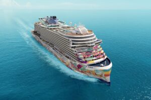 El crucero Norwegian Aqua zarpará en 2025 con un artístico diseño