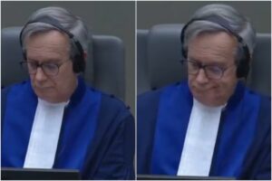 El gesto del juez de la sala preliminar de la CPI cuando representante de Maduro dice que puede ir a Venezuela "a investigar cuando quiera" (+Video)