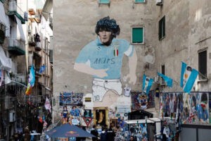 El homenaje que hicieron en Nápoles a Maradona al cumplirse tres años de su muerte (+Imágenes)