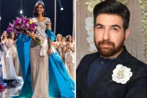 El venezolano Nidal Nouaihed hizo el vestido con el que se coronó Nicaragua como Miss Universo