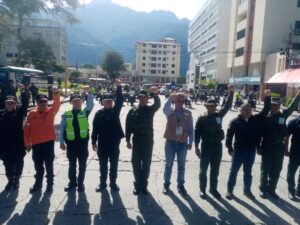 En Mérida se desplegó el dispositivo de seguridad del referéndum consultivo