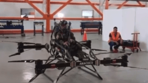 Fanb fabricó dron gigante para trasladar soldados, pero falta lo más importante... ¡que vuele! (Video)