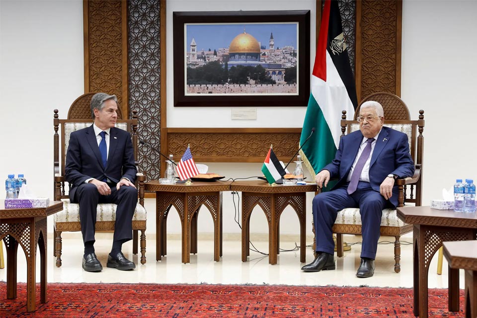 Gobierno de Palestina pide el «cese inmediato» de la guerra en reunión con Blinken