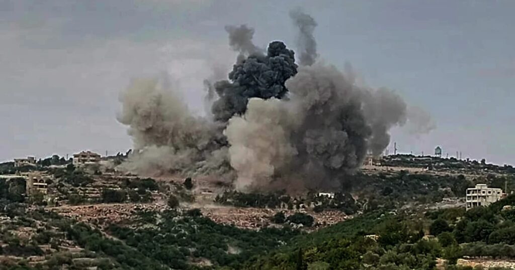 Israel bombardeó posiciones de Hezbollah en el sur de Líbano en respuesta a los ataques del grupo terrorista
