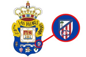 La historia del 'falso' escudo del Atltico de Madrid en el emblema de la UD Las Palmas: "Podra haber simpata, pero no relacin directa" | LaLiga EA Sports 2023