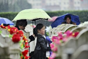 Los actores chinos contratados para llorar en funerales de desconocidos