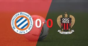 Montpellier no pudo con Nice y empataron sin goles