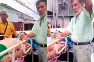 Por falta de ambulancias trasladan a pacientes en camionetas pick-up en el estado Portuguesa (+Video)