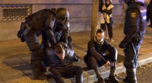 Seis detenidos en Madrid en las protestas del sábado contra la amnistía