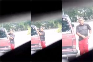 Sujeto fue grabado intentando robar vehículos dentro de la UCV (+Video)