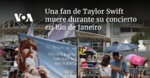 Una fan de Taylor Swift muere durante su concierto en Rio de Janeiro