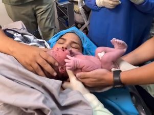 Vicepresidenta del CLEZ Yeissel Pérez dio a luz a su primer hijo