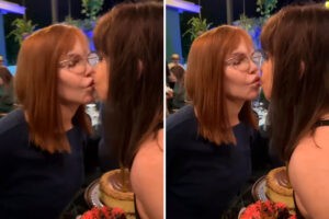 beso entre Mimí Lazo e Hilda Abrahamz desató intensas reacciones en redes (+Video)