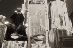 explora Nueva York como si fuera el universo de Spider-Man Noir cambiando los ajustes