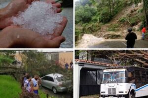 incidencias en Mérida por intensas lluvias