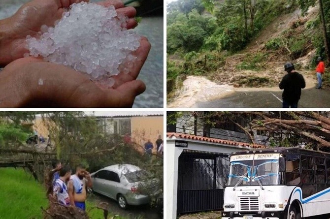 incidencias en Mérida por intensas lluvias