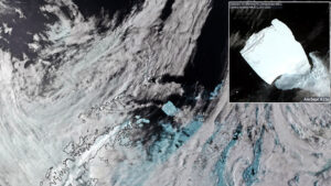 Agencia espacial Roscosmos capta la deriva del iceberg más grande del mundo - AlbertoNews