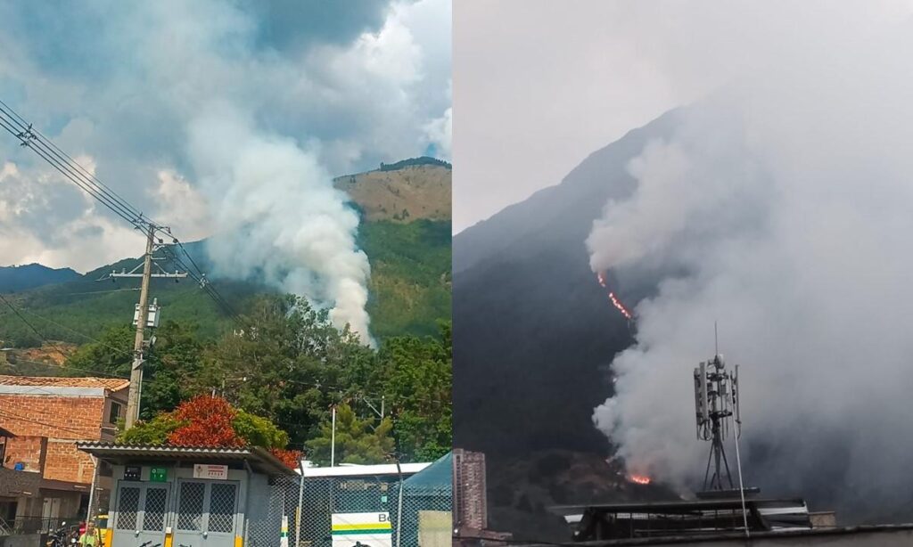 Incendio en el cerro Quitasol, Bello