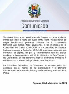 Buque de Armada Británica en Guyana genera protesta y alerta de Venezuela