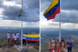 Cazadores Fake News: video de indígenas izando bandera no se grabó en el Esequibo