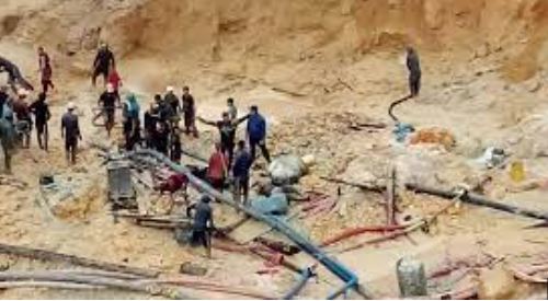 Cinco muertos y ocho desaparecidos tras derrumbe de una mina en la Gran Sabana