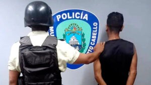 Detenido sujeto por herir a otro con un cuchillo en Puerto Cabello