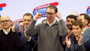 El Partido Progresista de Vučić declara la victoria en Serbia