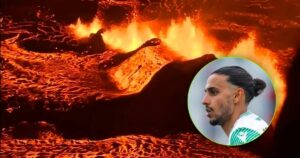 El dramático testimonio del futbolista que grabó la erupción de un volcán en Islandia: “Es un shock”