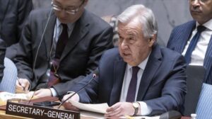 "El pueblo de Gaza mira al abismo", dice Guterres al Consejo de Seguridad de la ONU