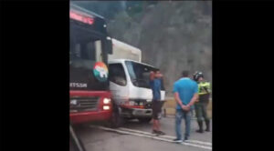 Escalofriante video segundos antes del accidente en Guarenas
