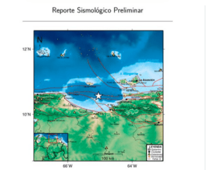 Funvisis confirma sismo de magnitud 3.3 al sureste de la Isla la Tortuga este #7Dic