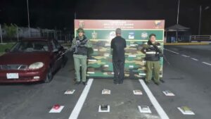 GNB detuvo en Táchira a un sujeto e incautó más de 26 kilos de cocaína