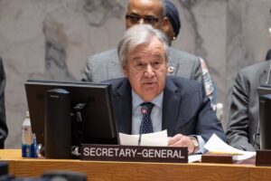 Guterres justifica invocar el artículo 99 porque "ya no hay condiciones" para la entrega de ayuda en Gaza