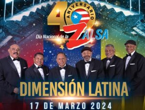 La Dimensión Latina actuará en el Día Nacional de la Salsa de Puerto Rico - AlbertoNews