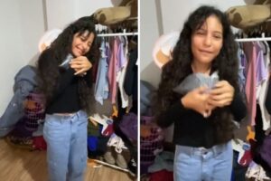 La inesperada reacción de una niña venezolana que vive en Perú, tras recibir por su cumpleaños un kilo de caraotas negras (+Video)