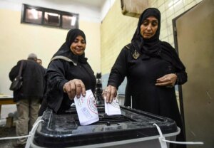 Los egipcios acuden a las urnas en unos comicios marcados por la guerra en Gaza